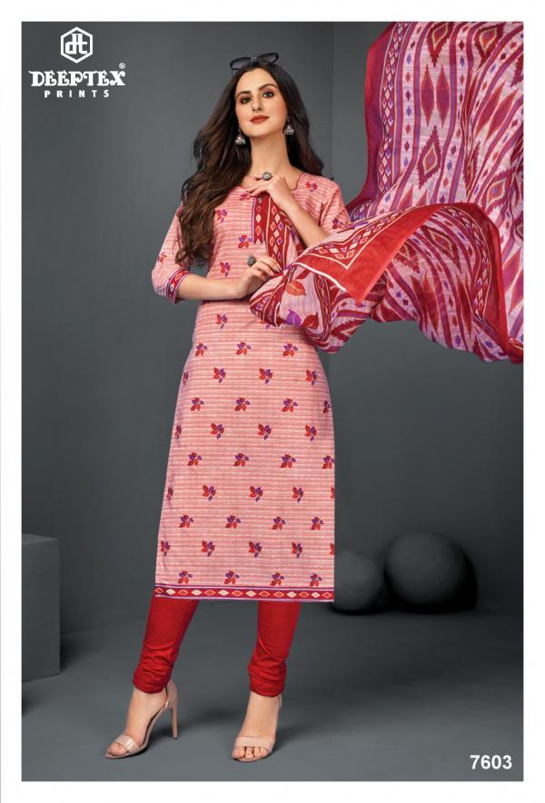 Deeptex Miss India Vol-76 Cotton Designer Exclusive Dress Material